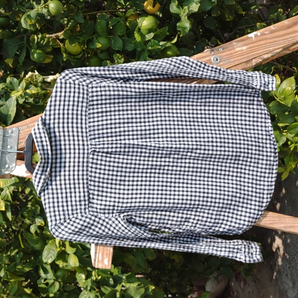 BP Button Down Gingham Shirt Cotton S - Picture 8 of 10
